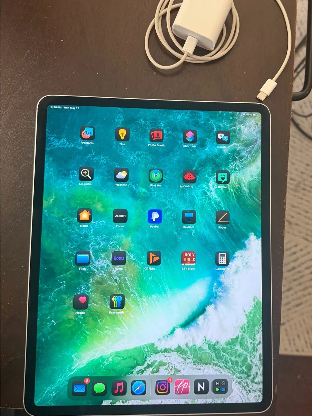 Apple iPad in gray color
